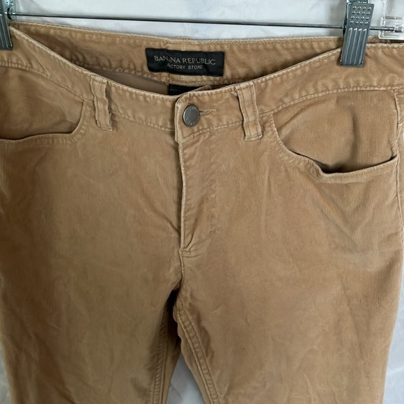 Banana Republic: Tan Stretch Corduroy Bootcut Pants- 4 Regular - Picture 7 of 16